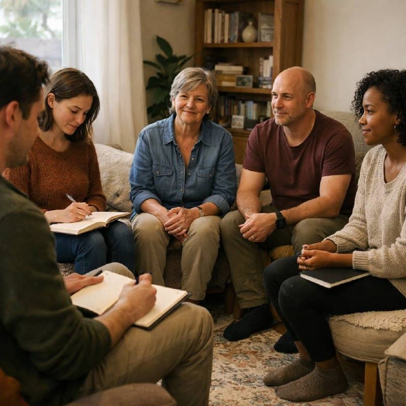 Live and Grieve™ group session in circle